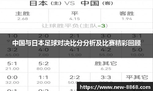 中国与日本足球对决比分分析及比赛精彩回顾